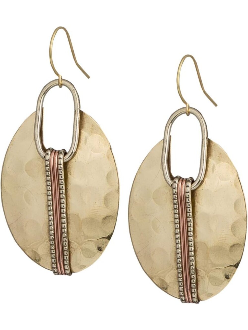 Boho Mixed Metal Dangle Earrings | Artisan-Inspired Jewelry for Unique Style